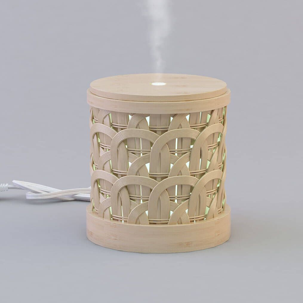 Rattan Woven Oil Diffuser - Green-Life Aroma Diffuser